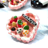 1pcs High Imitation Shoe Charms Ice Cream Ladybug Soccer Rainbow Bee Shoe Buckles Accessory fit Bracelets Croc JIBZ Kids Gifts