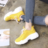 Women Sneakers Autumn Air Mesh Tenis Fashion Casual Shoes Woman Comfortable Breathable Flats Female Platform Chaussure Femme