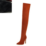 Brand New women's shoes woman Plus Large big size 32-48 over the knee boots thin high heel sexy Party Boots botas de mujer 2019