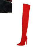 Brand New women's shoes woman Plus Large big size 32-48 over the knee boots thin high heel sexy Party Boots botas de mujer 2019