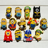 Free Fast Shipping 12-24pcs/lot Mickey Avengers Pets Woody Groot shoe charms shoe accessories shoe decoration for Kids croc jibz