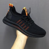 New Mesh Male Shoes  Spring Casual Men Sneakers Flyknit Sweat-Absorbant Fashion men walking footwear Tenis Feminino Zapatos
