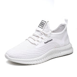 New Mesh Male Shoes  Spring Casual Men Sneakers Flyknit Sweat-Absorbant Fashion men walking footwear Tenis Feminino Zapatos