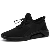 Men Shoes New Style Fashion Breathable Sneakers Men's Korean-style Stylish British-Style Versatile Mesh Shoes Black Sports And L