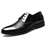 Pointed Men Wedding Latin Prom Large Size Leather Shoes Ballroom Dance Sports Business