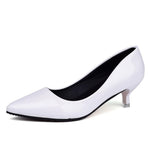 Hot Women Shoes Pointed Toe Pumps Patent Leather Dresshigh Heels Boat Wedding Zapatos Mujer Red wedding Blue Red Black Apricot