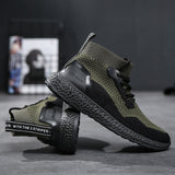 Summer Men Socks Sneakers Beathable Mesh Male Casual Shoes Lace Up Sock Shoes Loafers Boys Super Light Sock Trainers Ultra Boost