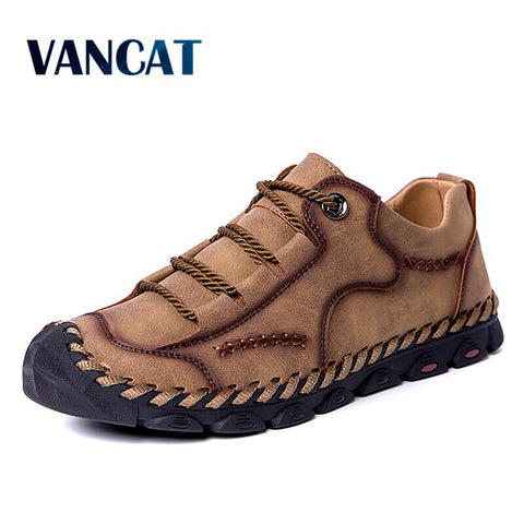Vancat 2019 Spring Casual Shoes Men Fashion Loafers Men Casual Driving Shoes Soft Moccasins Flats Slip on Footwear Men Big Size
