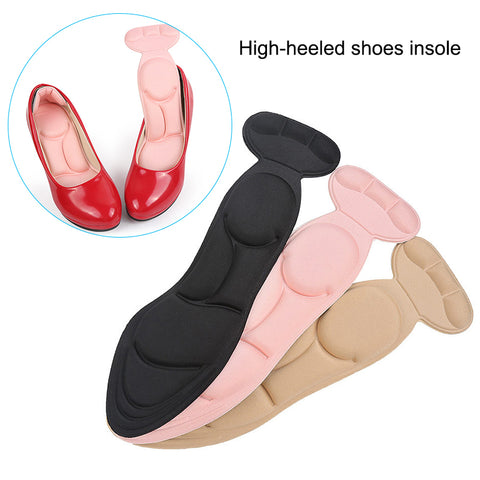 1 Pair Insole Pad Inserts Heel Post Back Breathable Anti-slip for High Heel Shoe New