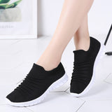 PINSEN Sneakers Women Flats Shoes Summer Breathable Flying Weaving Casual Shoes Woman Slip-on creepers moccasins Ladies Shoes