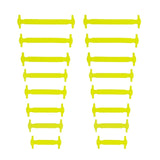 16pcs/lot&12pcs/lot Fashion No Tie Shoelaces Unisex Elastic Silicone Shoelaces Rubber Shoelace Free shipping H0002