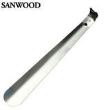 Durable Handle Professional Metal Silver Color Shoe Horn Lifter Long Shoespooner 9IGT
