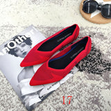 New Women's Casual flats bailarinas luxury Brand Shallow Mouth Pointed Ballet Female Boat Shoes wool Knitted Maternity loafers