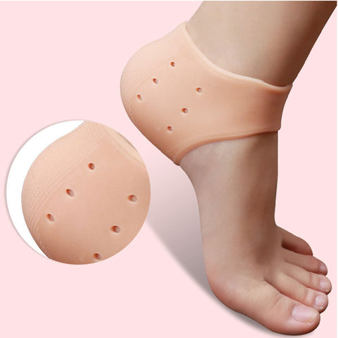 Soft Silicone Foot Skin Care Protector Heel Socks Prevent Dry Skin Against Peeling Washable Moisturizing Gel Foot Protector #15