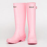 DRIPDROP Original Tall Rain Boots for Women British Classic Waterproof Rainboots Ladies Wellies Wellington Matte Boots