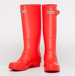 DRIPDROP Original Tall Rain Boots for Women British Classic Waterproof Rainboots Ladies Wellies Wellington Matte Boots