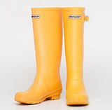 DRIPDROP Original Tall Rain Boots for Women British Classic Waterproof Rainboots Ladies Wellies Wellington Matte Boots