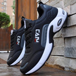2019 New Men's Casual Shoes Shock Absorption Cushion Shoes Campus Wind Non-Slip Shoes Leather Stitching Men's Casual Shoes