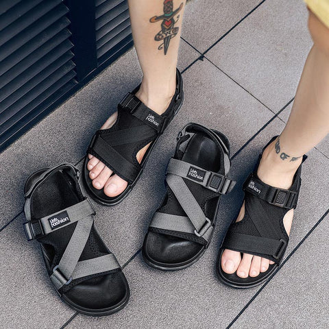 Men Sandals Gladiators Casual Roman Shoes Outside Breathable Mens Sandals Summer Comfortable Light Sandalias Hombre Plus Size 46