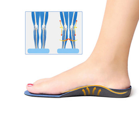 2019 Orthopedic InsolesFlatfoot Orthotics Cubitus Varus  Orthopedic Foot Pad Care Insole Unisex Deodorant Insole